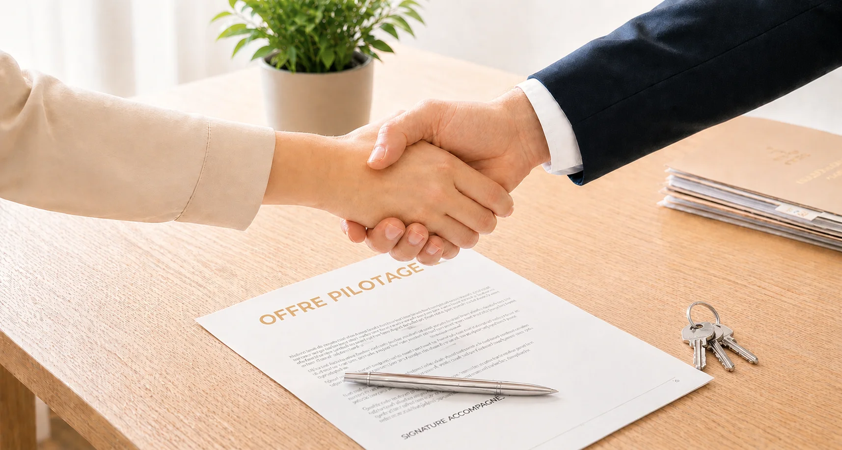 Signature d'un accompagnement — offre Pilotage
